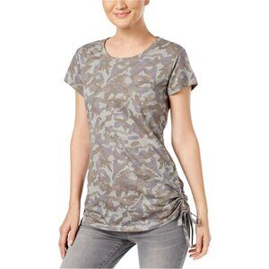 I.N.C. International Concepts Camo Side Tie Shirt - Size Large